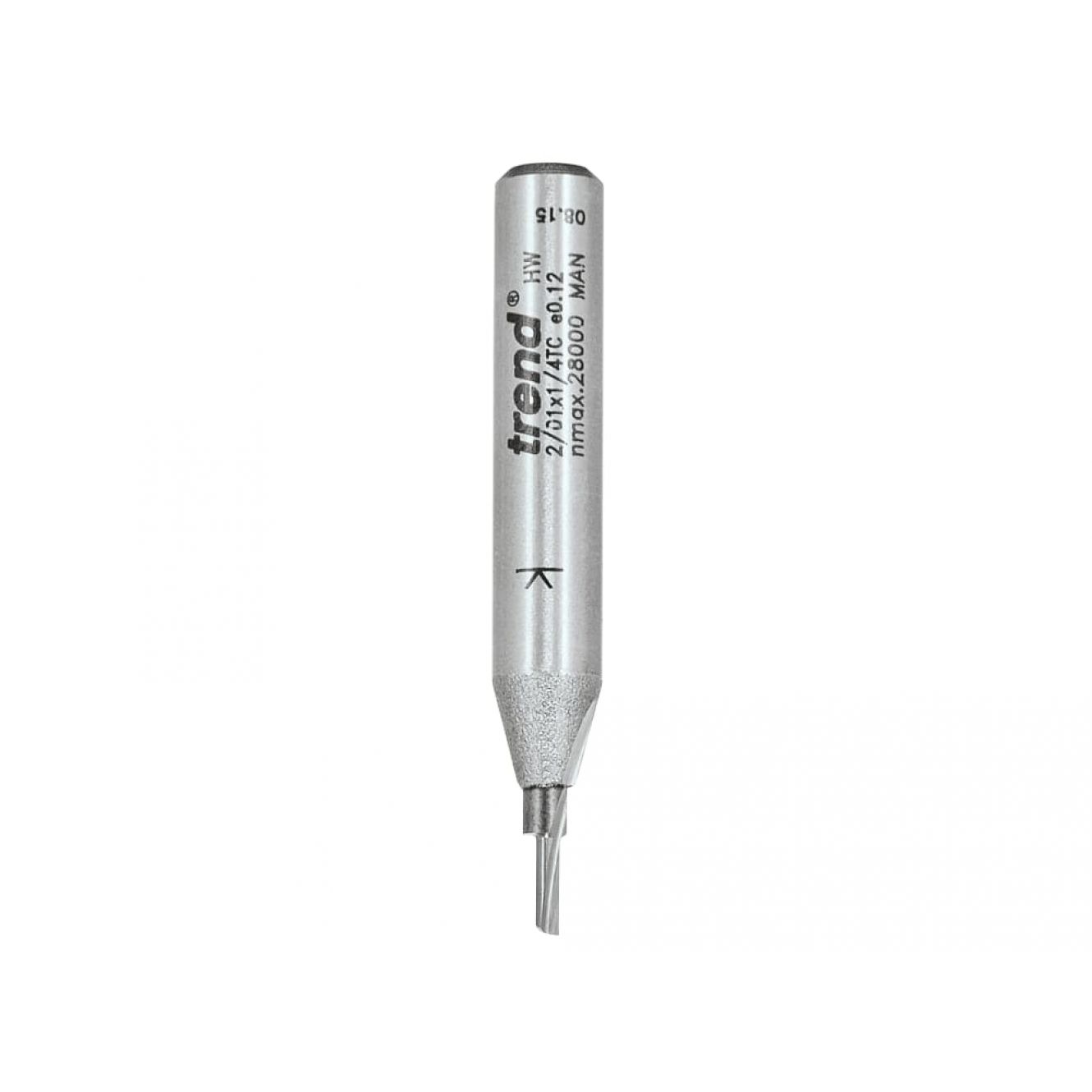 Single Flute Cutter TCT, 1/4in