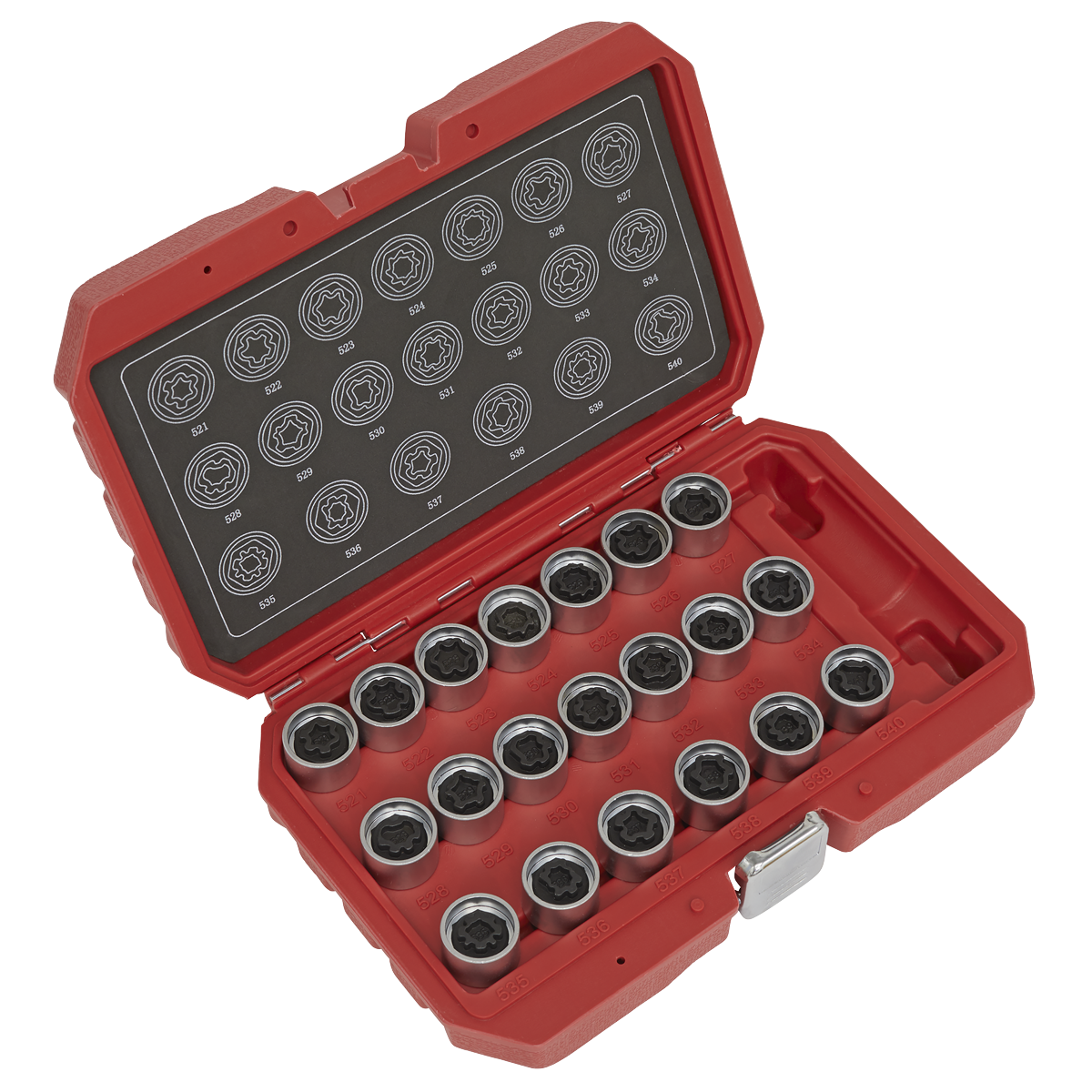 Locking Wheel Nut Key Set 20pc - VAG SX219