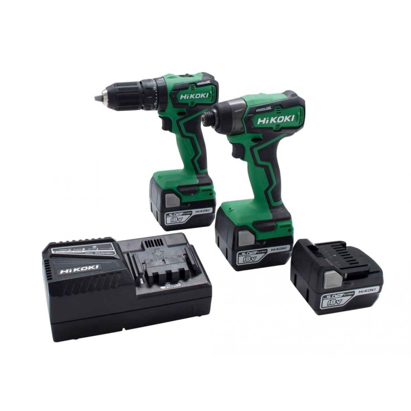 KC18DDXJBZ Twin Pack 18V 3 x 5.0Ah Li-ion HIKKC18DDXJB