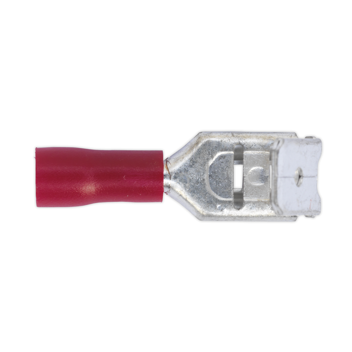 Piggy-Back Terminal 6.3mm Red Pack of 100 RT17