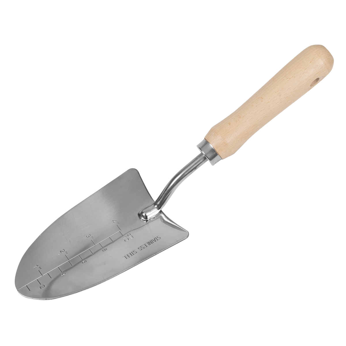 Premier Hand Trowel Hand Trowel with Ash Handle & Stainless Steel Blade GTWH003