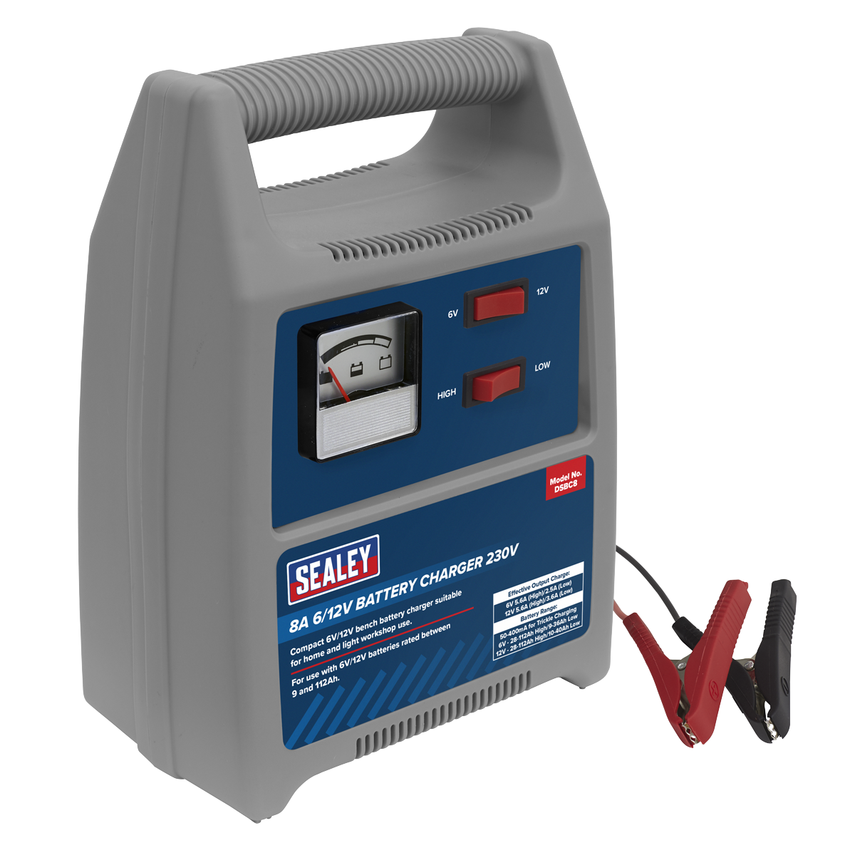 Battery Charger 8A 6/12V 230V DSBC8