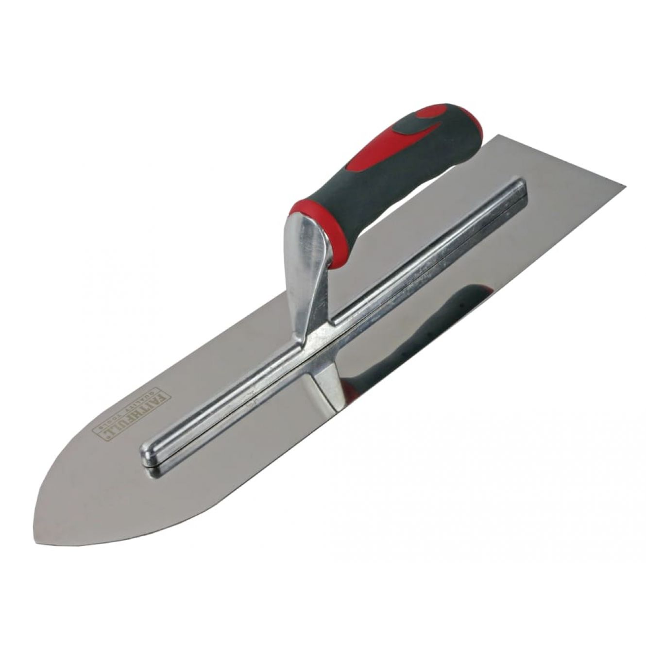 Flooring Trowel Stainless Steel Soft Grip Handle 16 x 4in FAISGTFL16SS