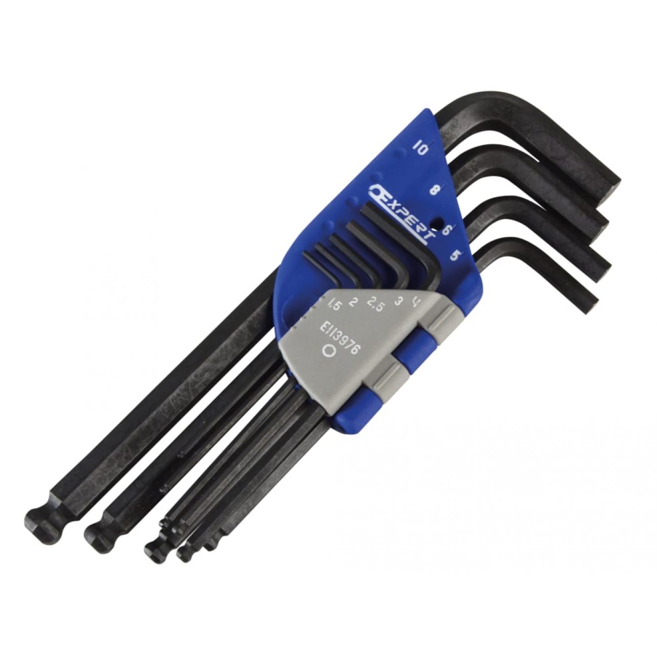 Metric Ball End Hexagon Key Long Arm Set, 9 Piece BRIE113976B