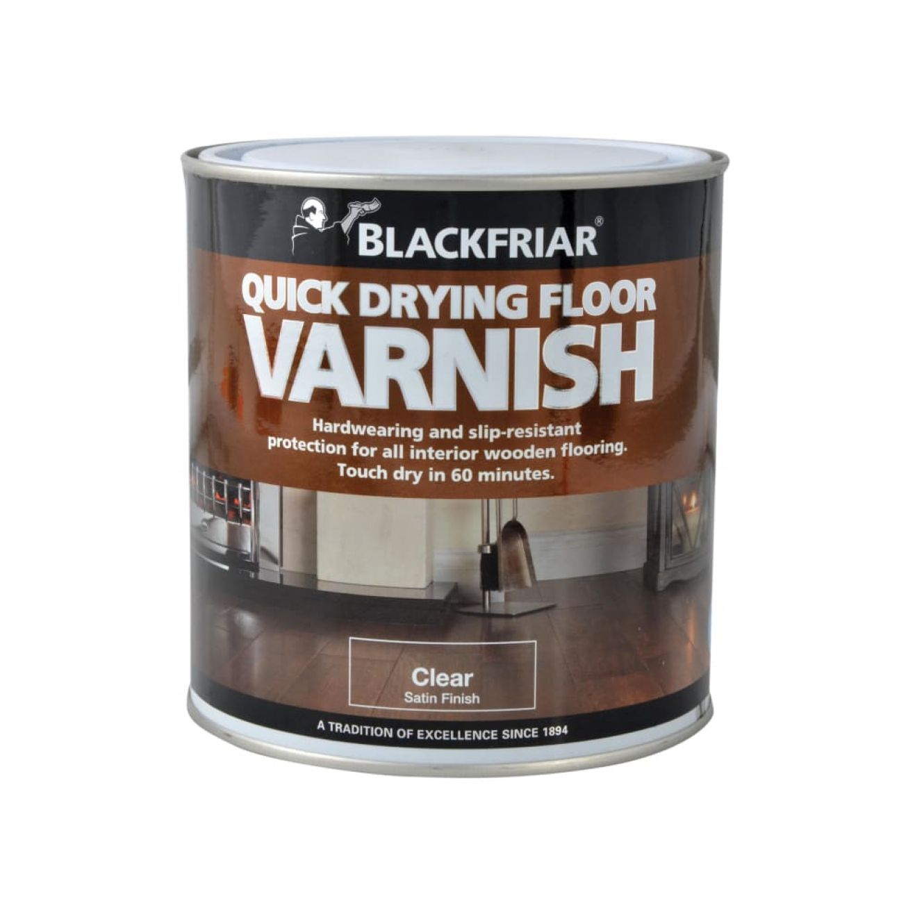 Duratough Floor Varnish Satin 1 litre BKFDTFVS1L