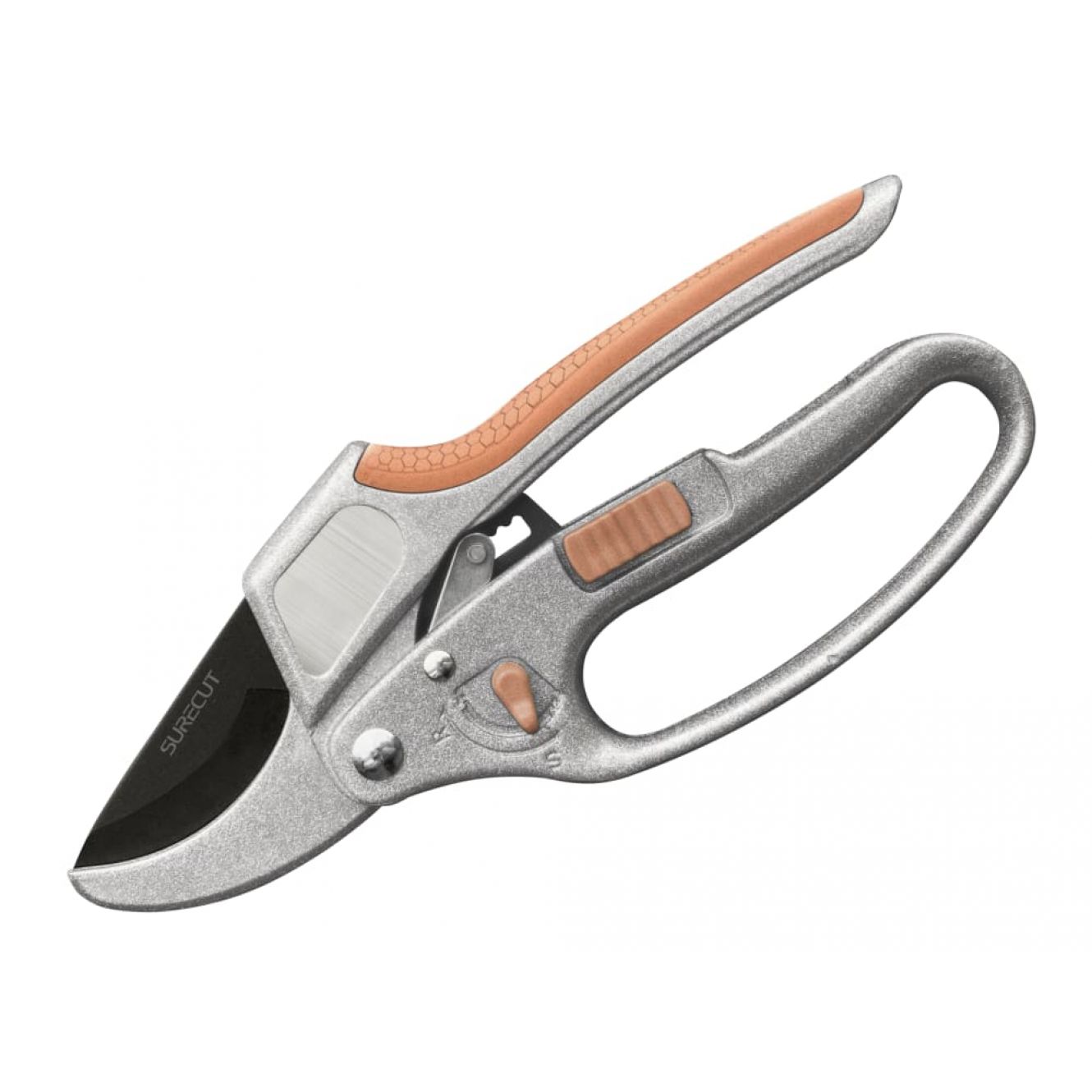 SureCut Hardwood Anvil Ratchet Secateurs K/S70100606
