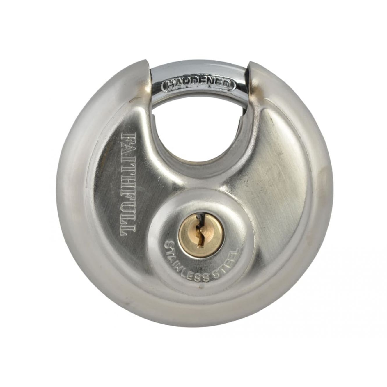 Stainless Steel Discus Padlock 70mm FAIPLSS70DIS