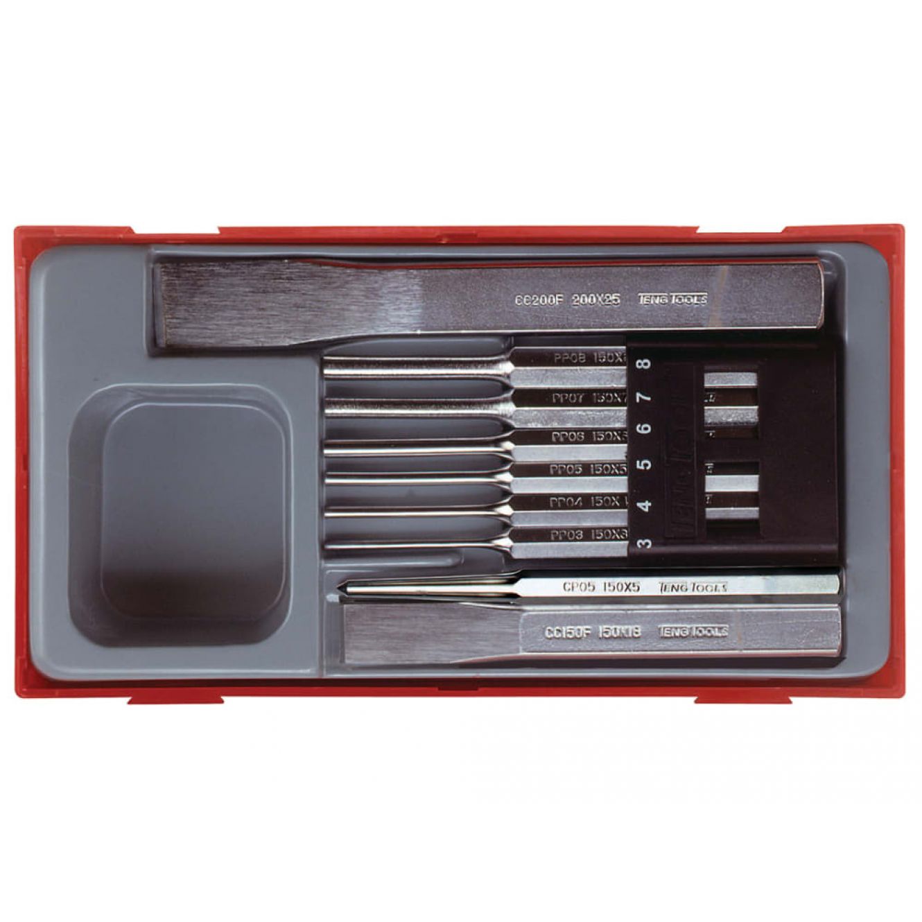 TTPC09 Punch & Chisel Set, 9 Piece TENTTPC09