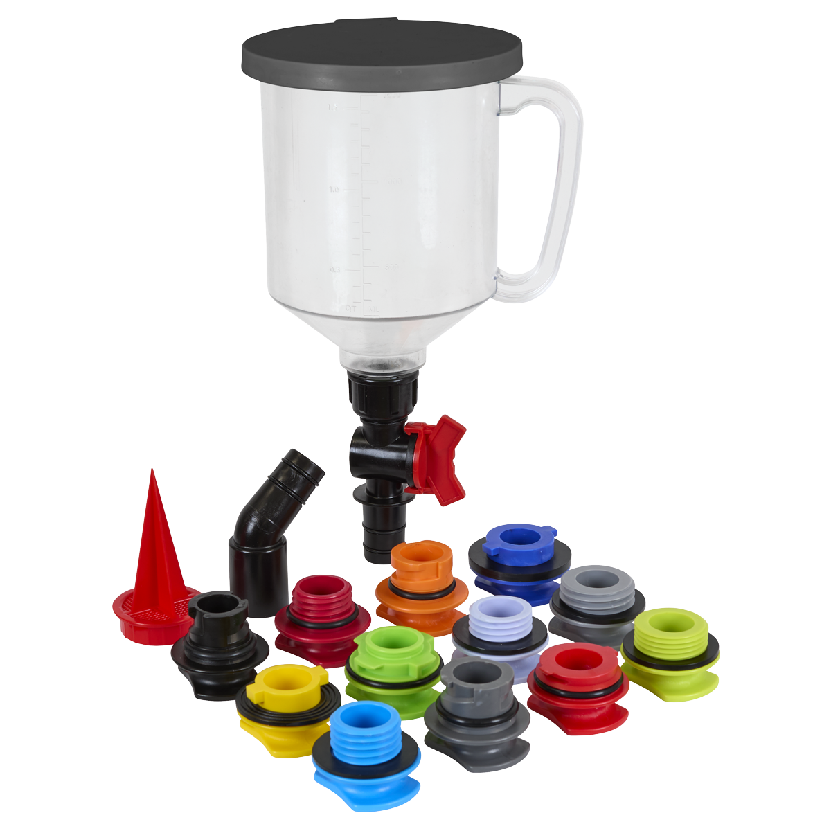 Master Engine Oil Funnel Filling Kit 15pc VS7107
