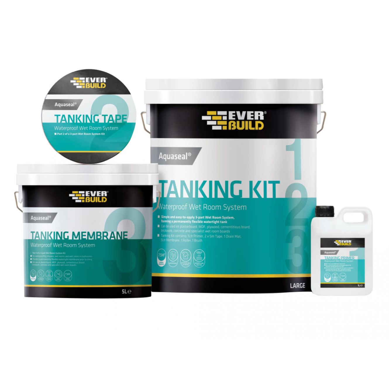 Aquaseal Wet Room System Kit