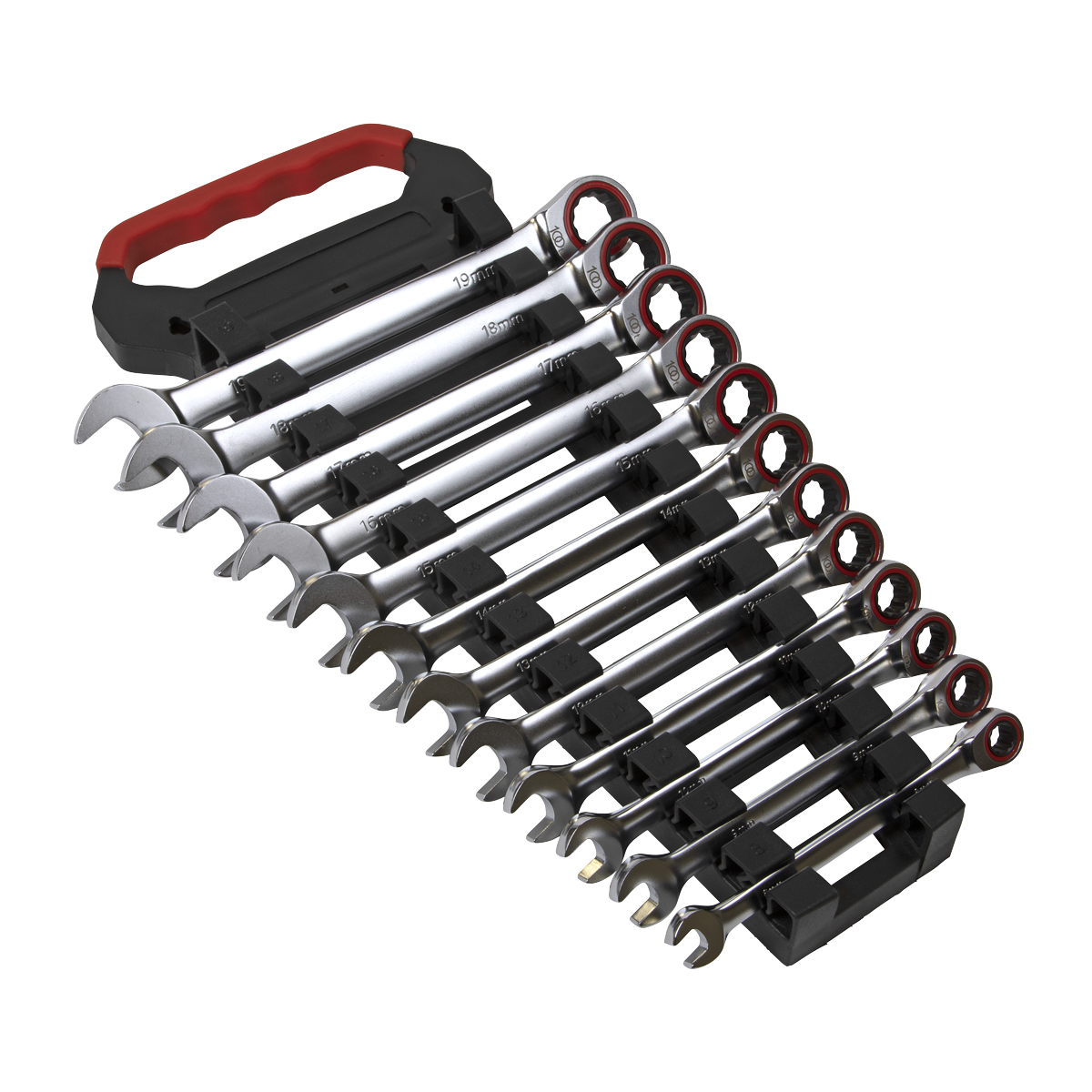 Ratchet Combination Spanner Set 12pc Metric Platinum Series AK63940