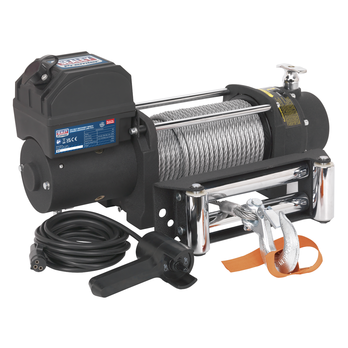 Self-Recovery Winch 5450kg (12000lb) Line Pull 12V SRW5450