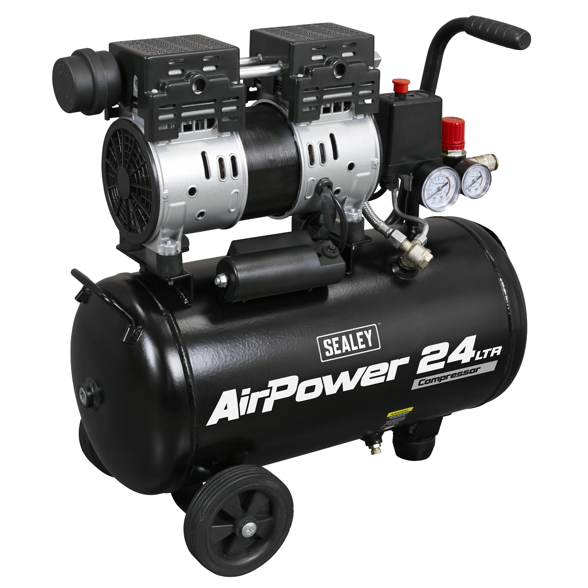 24L Low Noise Oil Free Direct Drive Air Compressor 1hp SAC2400S