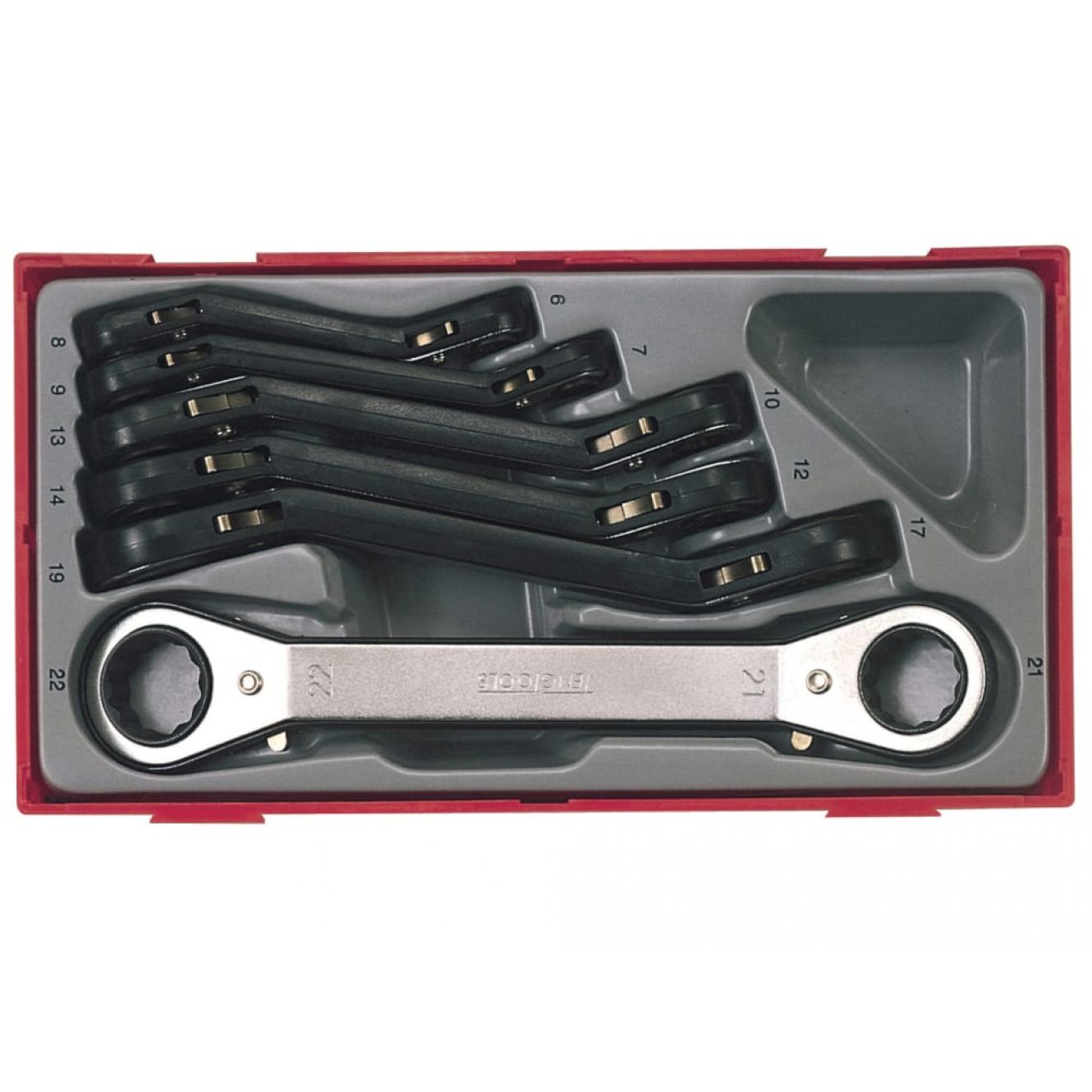 TTRORS Metric Ratchet Ring Spanner Set, 6 Piece TENTTRORS