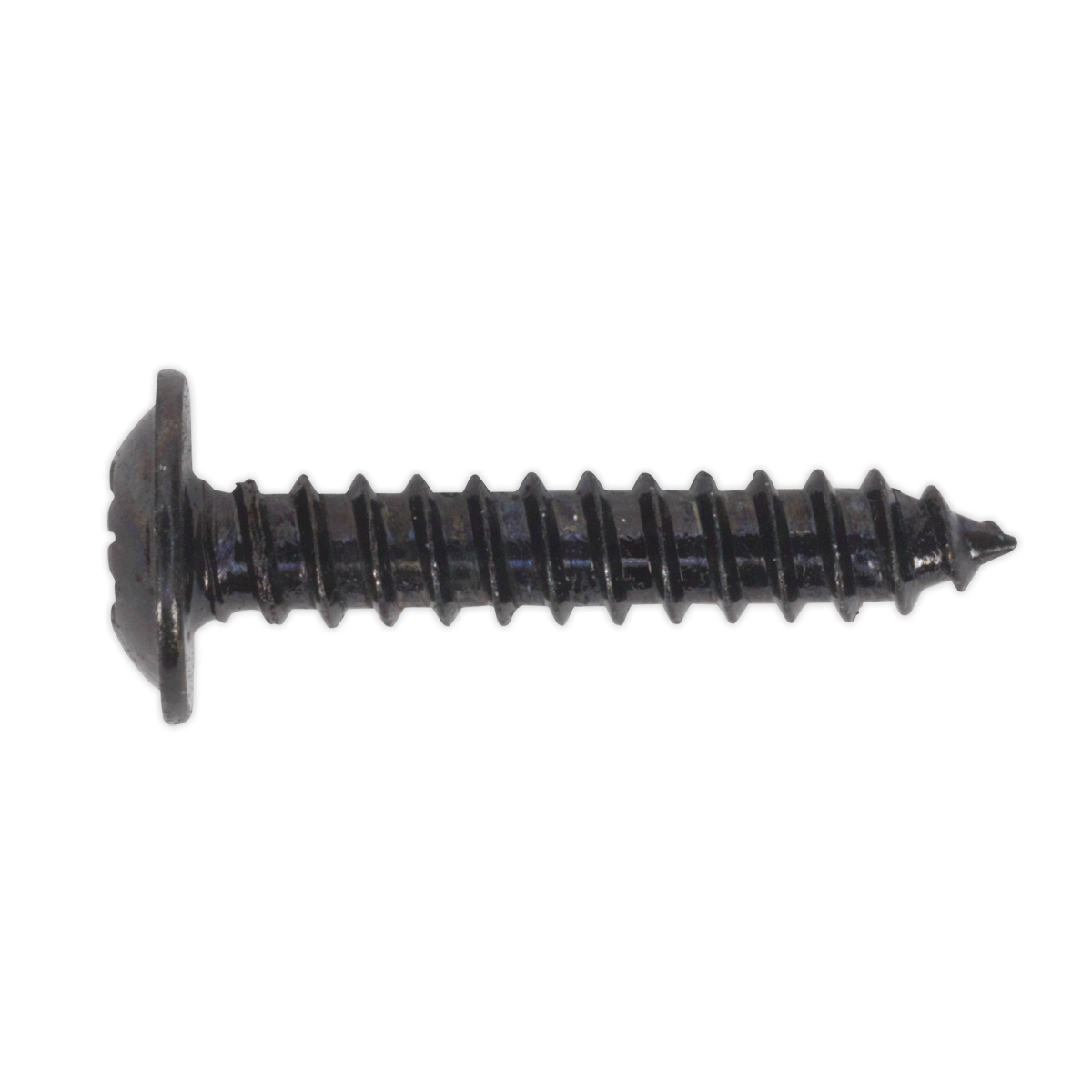 Self-Tapping Screw 3.5 x 19mm Flanged Head Black Pozi Pack of 100 BST3519