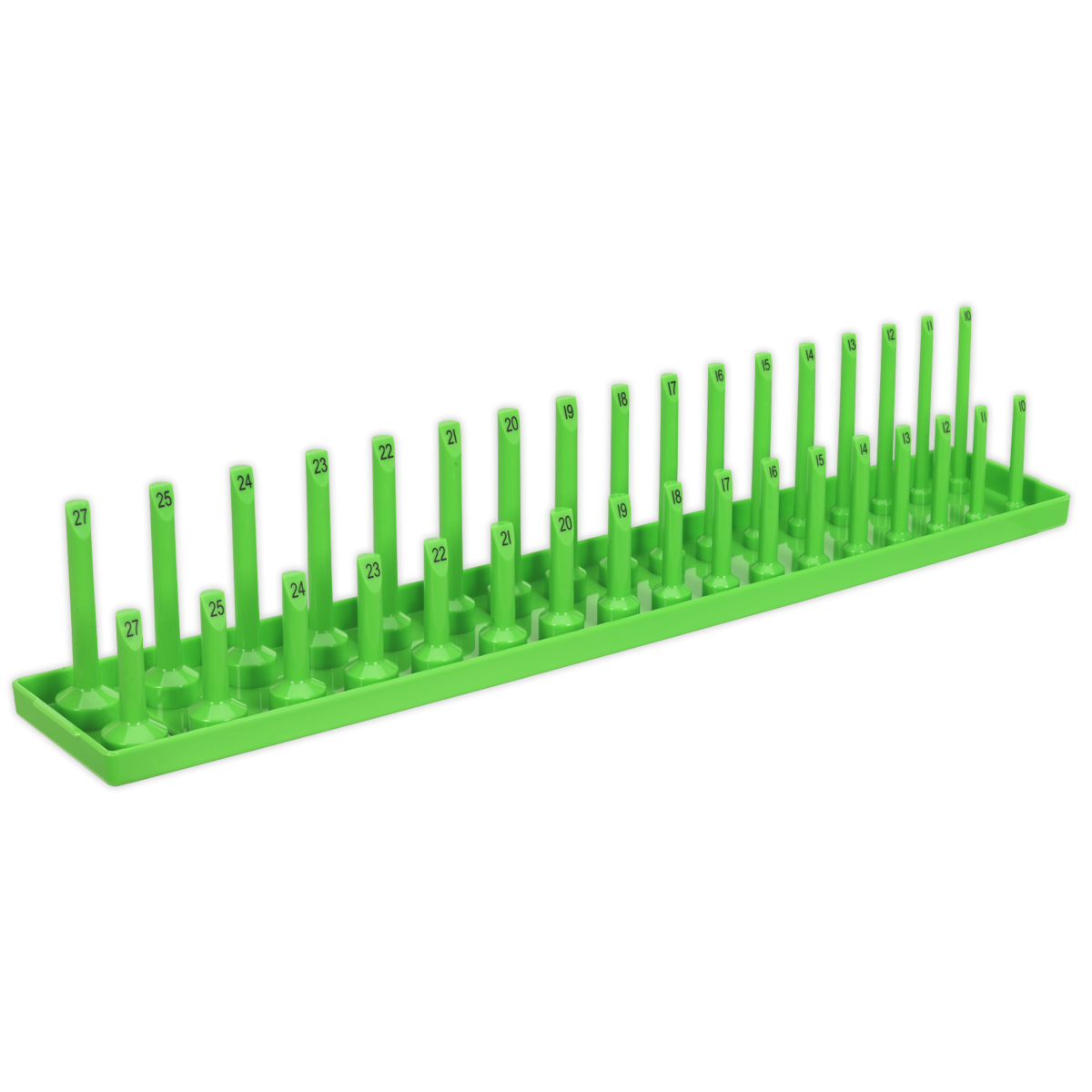 Socket Holder 1/2"Sq Drive 10-27mm Hi-Vis Green SH1217HV