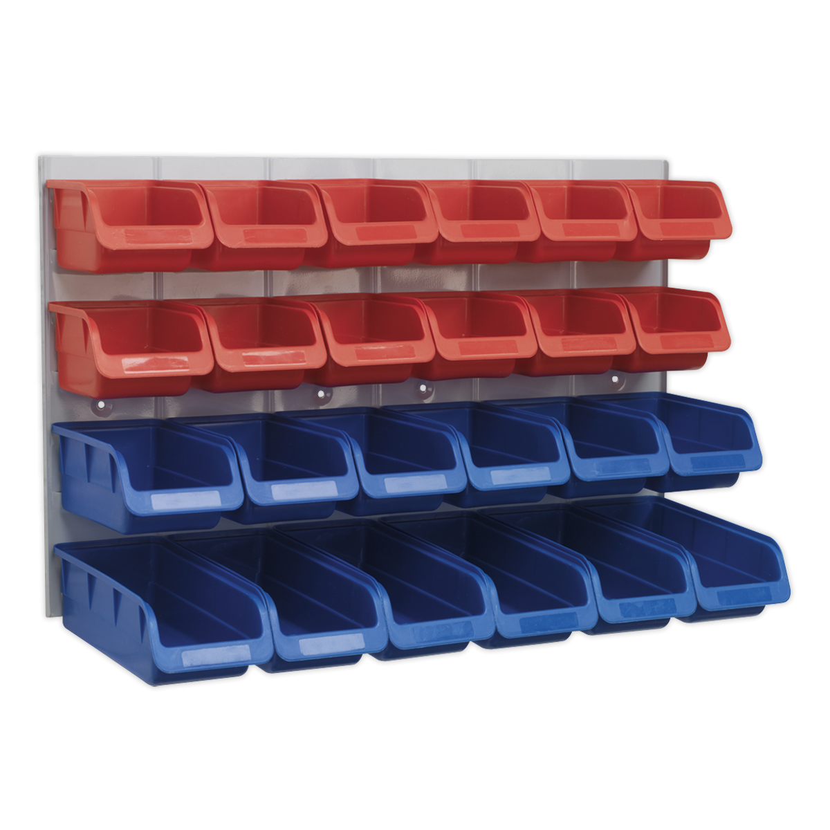 Bin & Panel Combination 24 Bins - Red/Blue TPS132