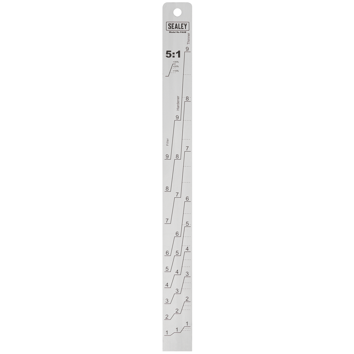 Aluminium Paint Measuring Stick 5:1/5:3 PA08