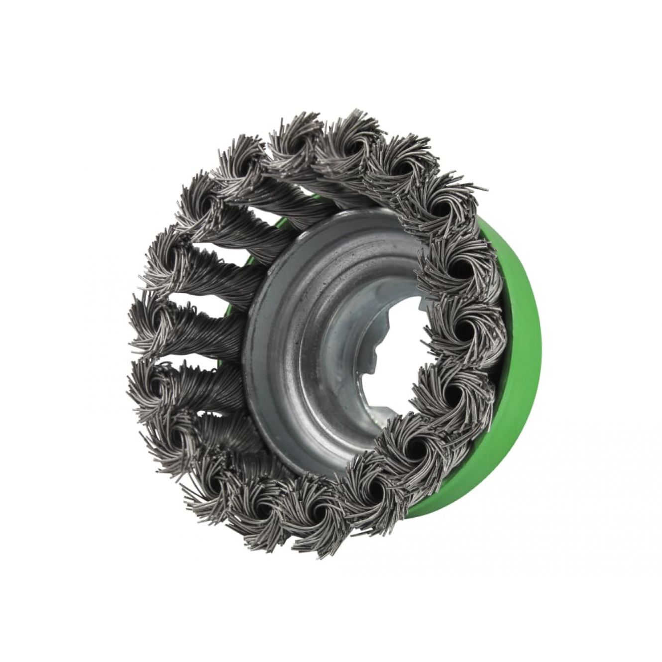 X-LOCK Wire Cup Brush Twist Knot 75mm M14x2, 0.50mm Stainless Steel Wire FAIWBT75SSXL