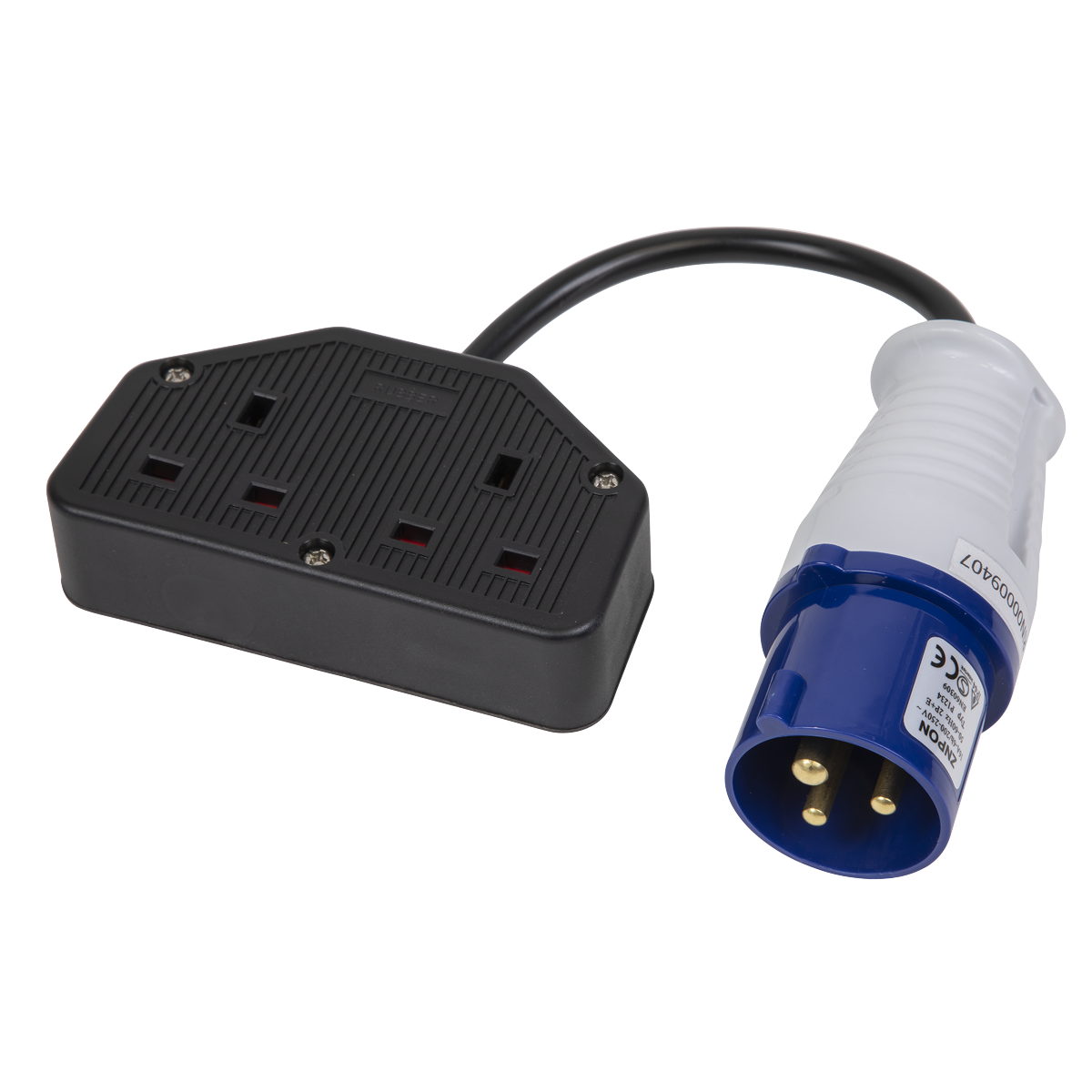 16A/13A Twin Trailing Socket & Cable Set WPS16132