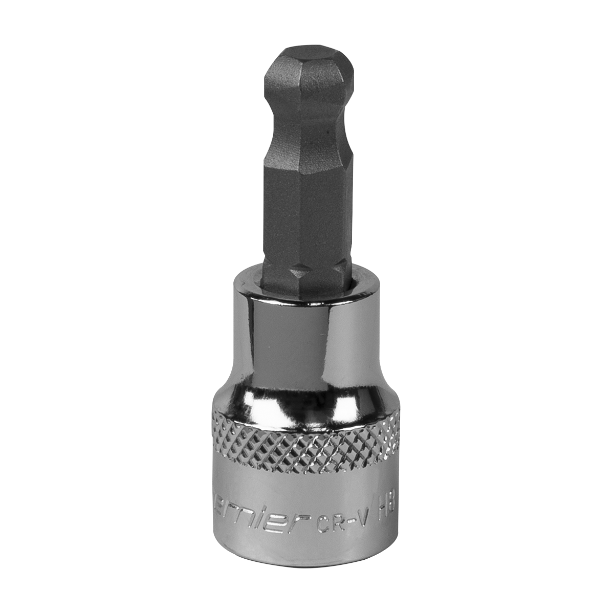 Ball-End Hex Socket Bit 8mm 3/8"Sq Drive SBBH006