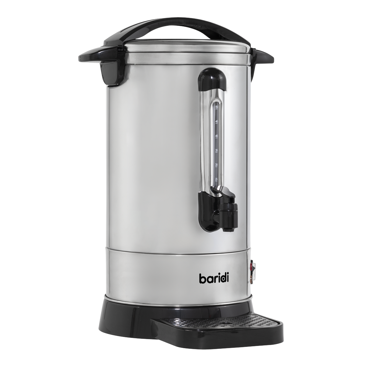 Baridi Hot Water Boiler/Tea Urn 10L Capacity, Stainless Steel DH269