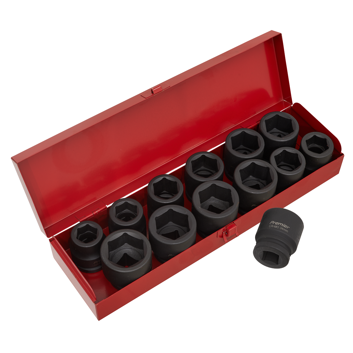 Impact Socket Set 13pc 3/4"Sq Drive Metric/Imperial AK686