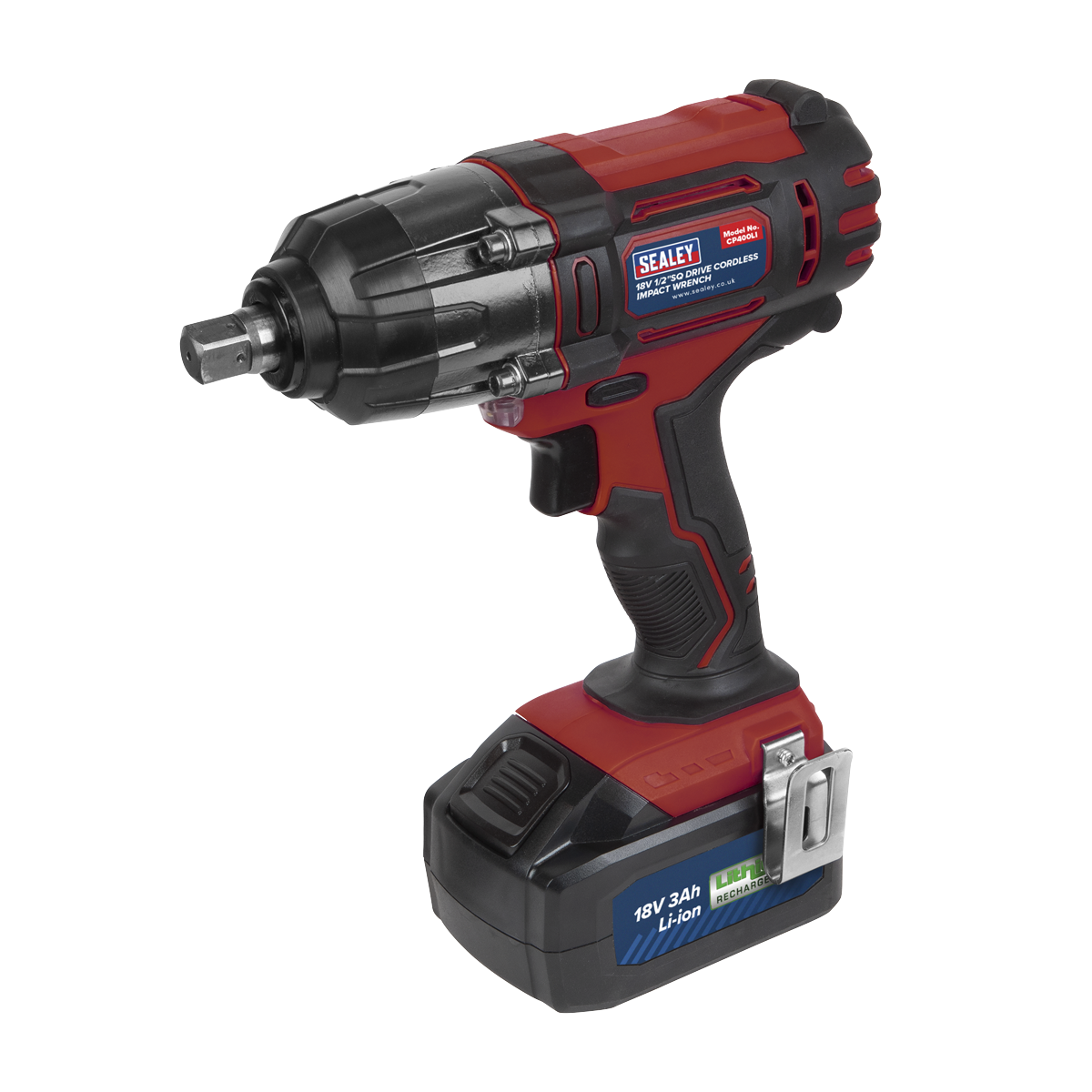 Cordless Impact Wrench 18V 3Ah Lithium-ion 1/2"Sq Drive CP400LI