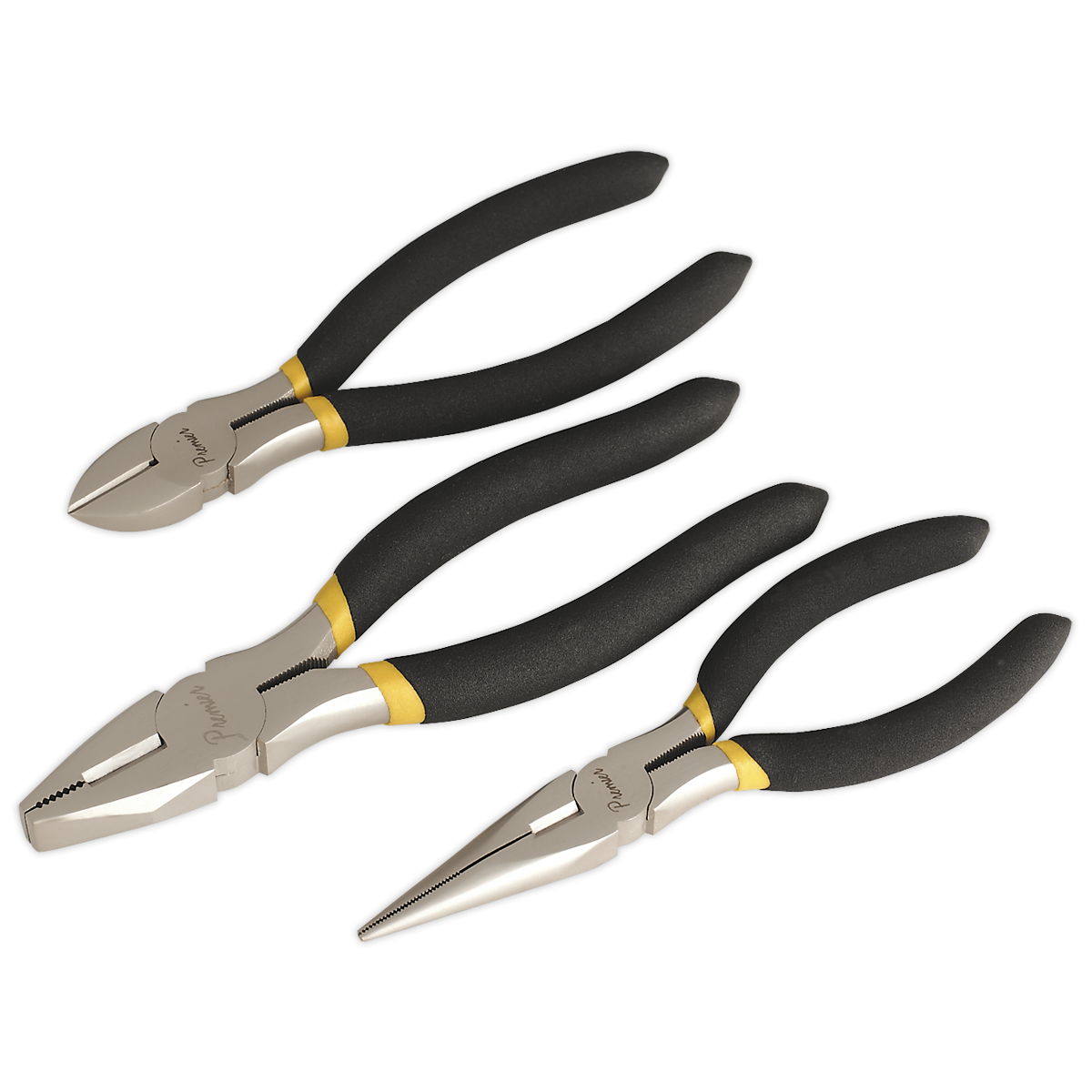 Pliers Set 3pc Ni-Fe Finish AK9333