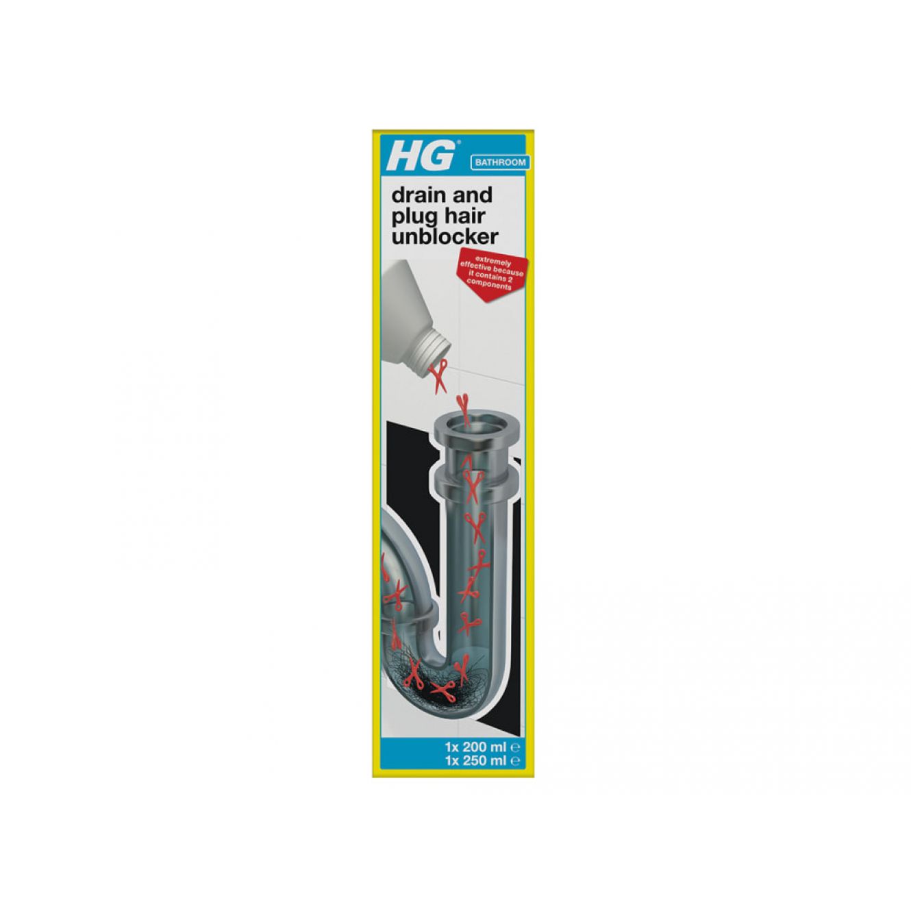 Drain and Plug Hair Unblocker 450ml H/G667045106