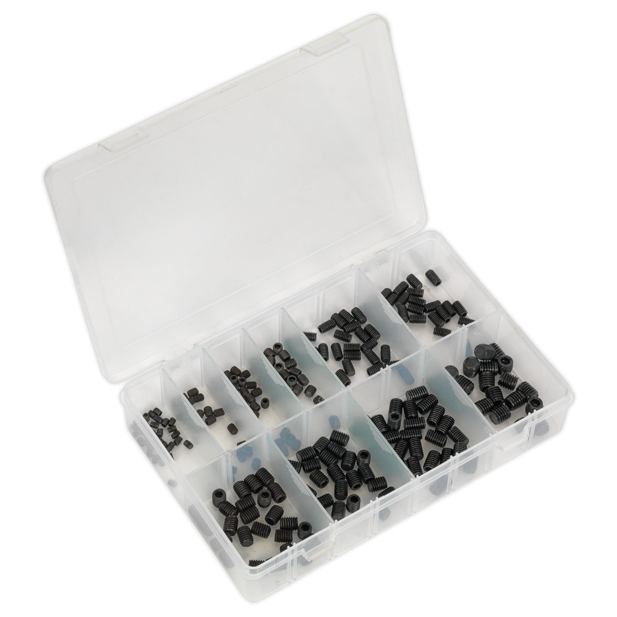 Grub Screw Assortment 250pc DIN 916 M4-M10 Metric AB045GS