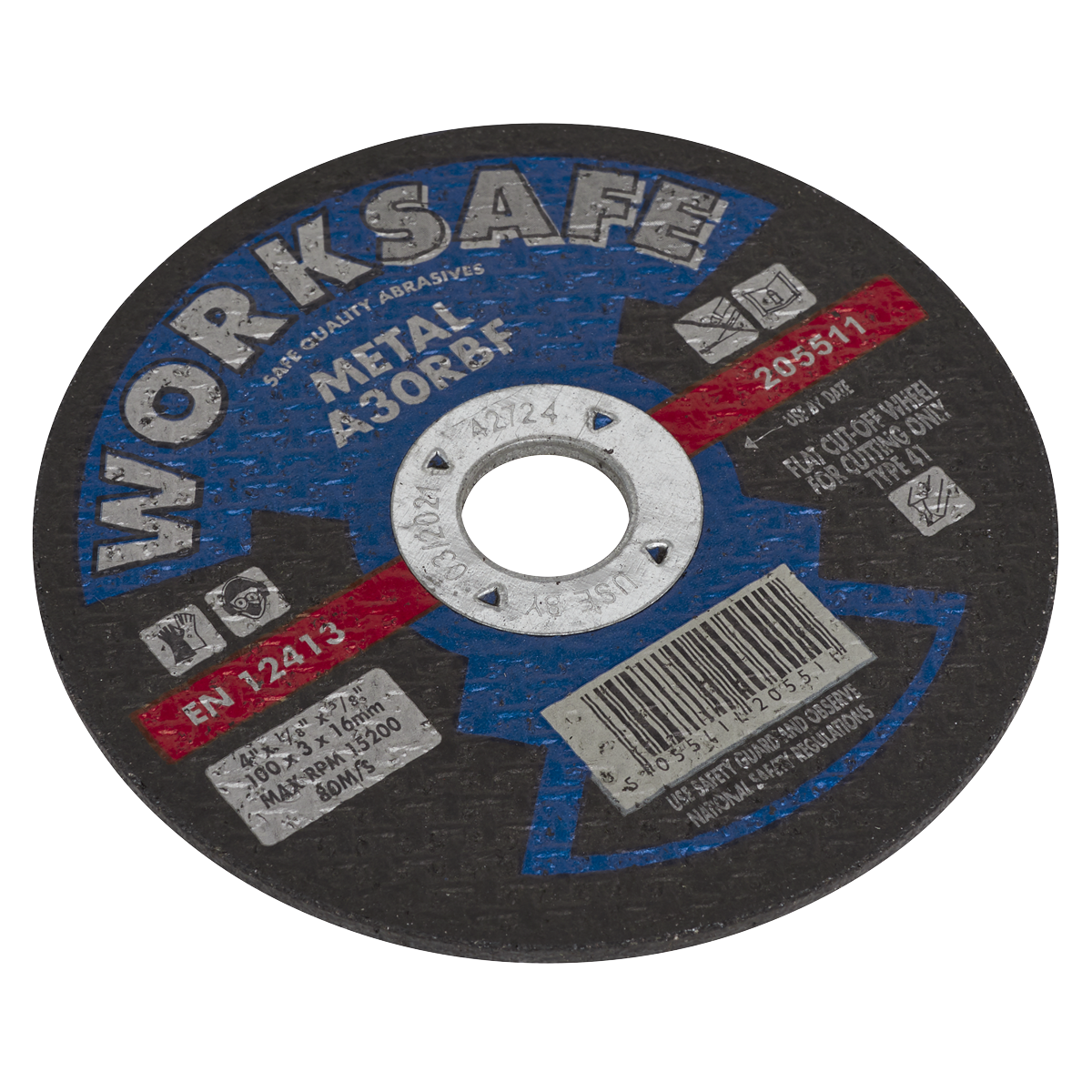 Cutting Disc Flat Metal Ø100 x 3.2 x Ø16mm 205511