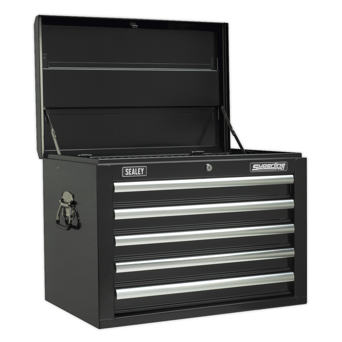 Topchest 5 Drawer with Ball-Bearing Slides - Black AP26059TB