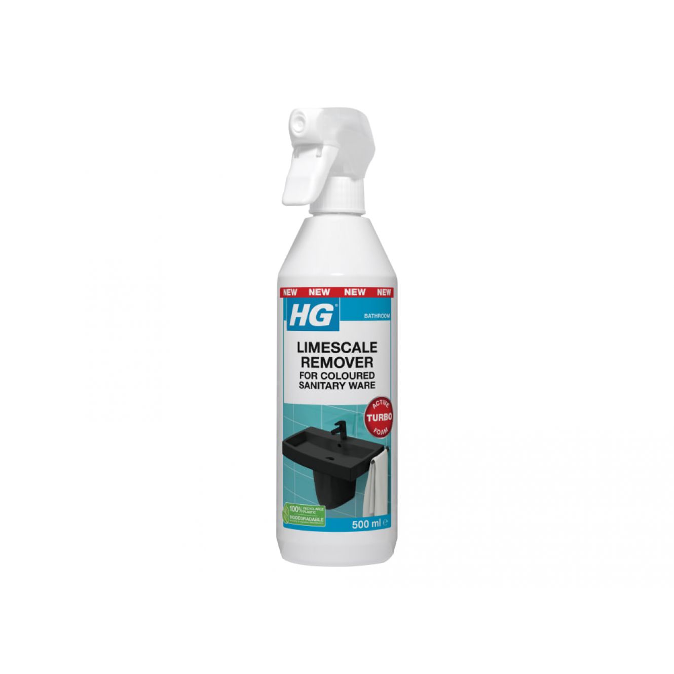 Limescale Remover for Coloured Sanitary Ware 500ml H/G428050106