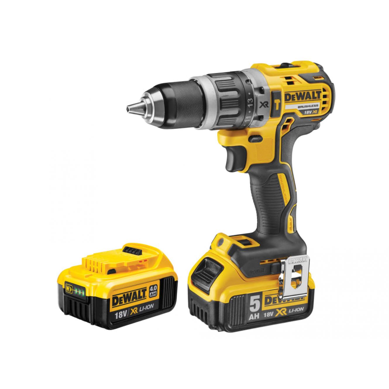 DCD796PM XR Brushless Hammer Drill 18V 1 x 4.0Ah & 1 x 5.0Ah Li-ion DEWDCD796PM