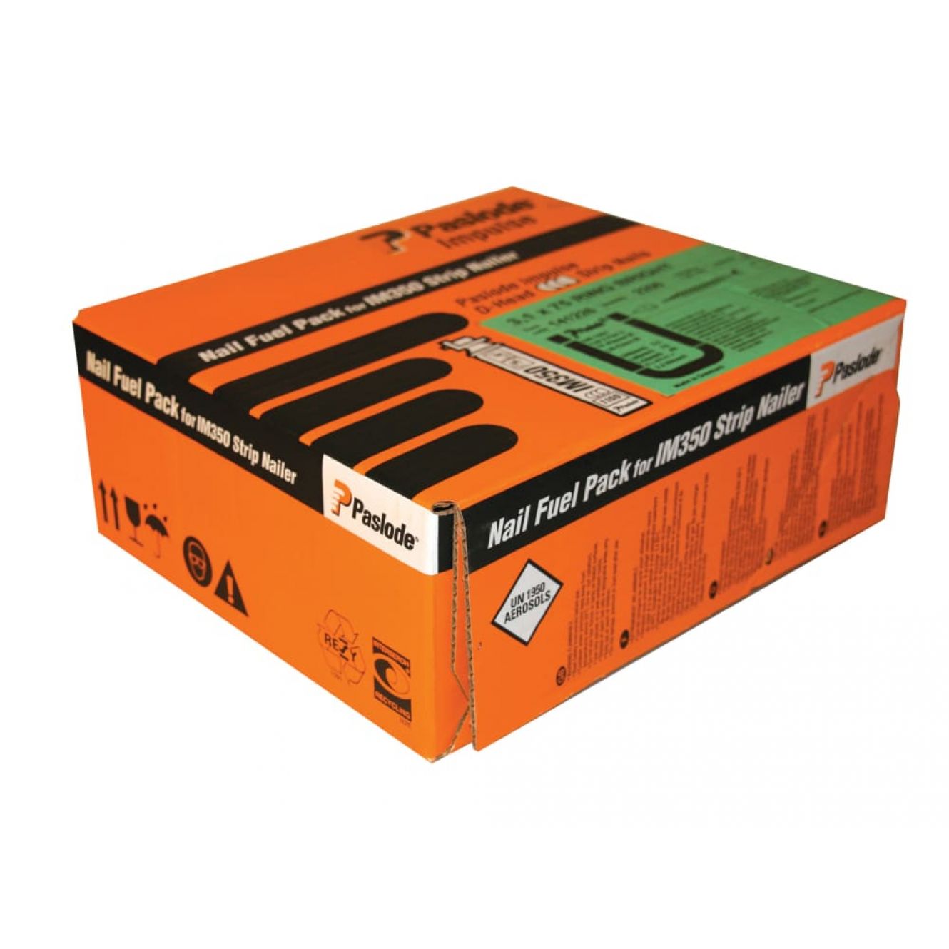 3.1mm x 90mm IM350 Straight Shank Bright Nails 2200 - 2 x Fuel Cells PAS141233