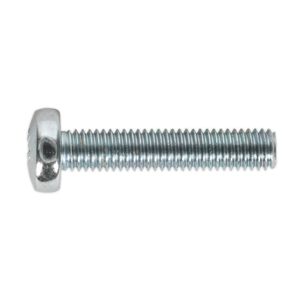 Machine Screw M5 x 25mm Pan Head Pozi Zinc Pack of 50 MSP525