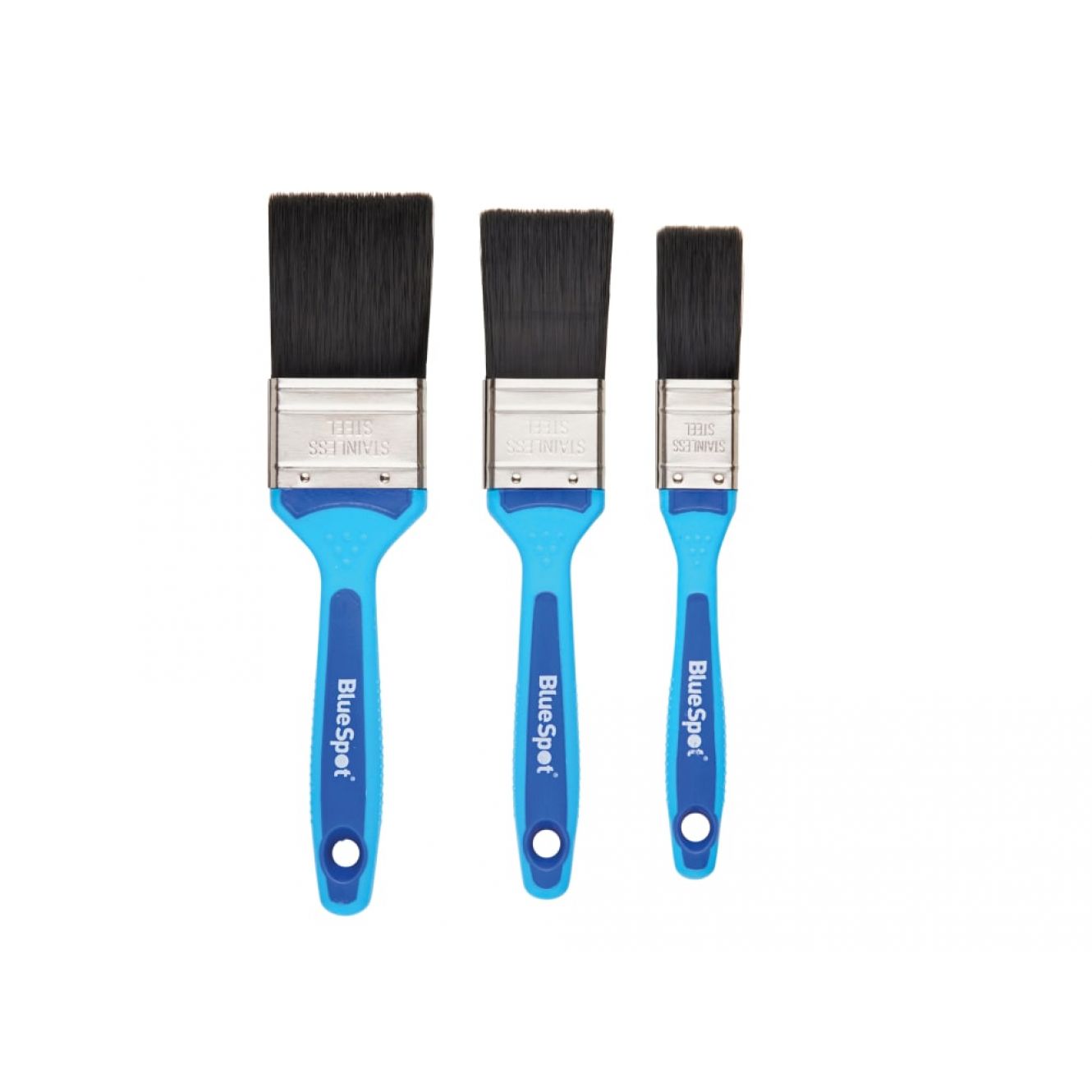 Soft Grip Synthetic Paint Brush Set, 3 Piece B/S36011