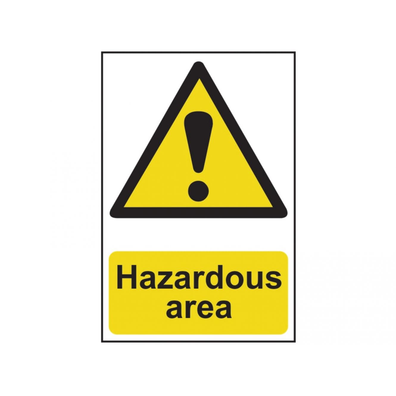 Hazardous Area - PVC 400 x 600mm SCA4107