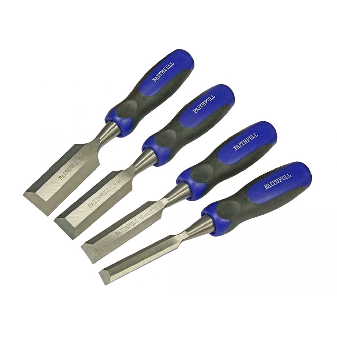 Bevel Edge Butt Chisel Set, 4 Piece FAIWCBUTTS4