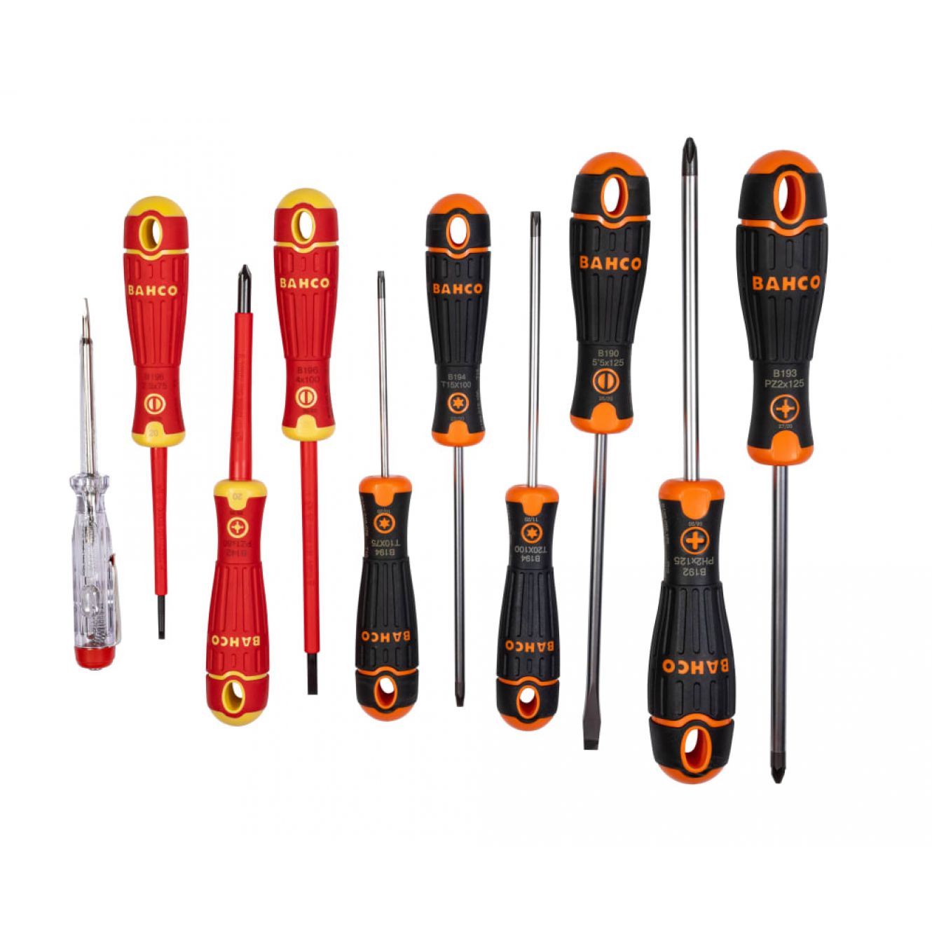 B219.110 BAHCOFIT XL Screwdriver Set, 10 Piece BAH219110