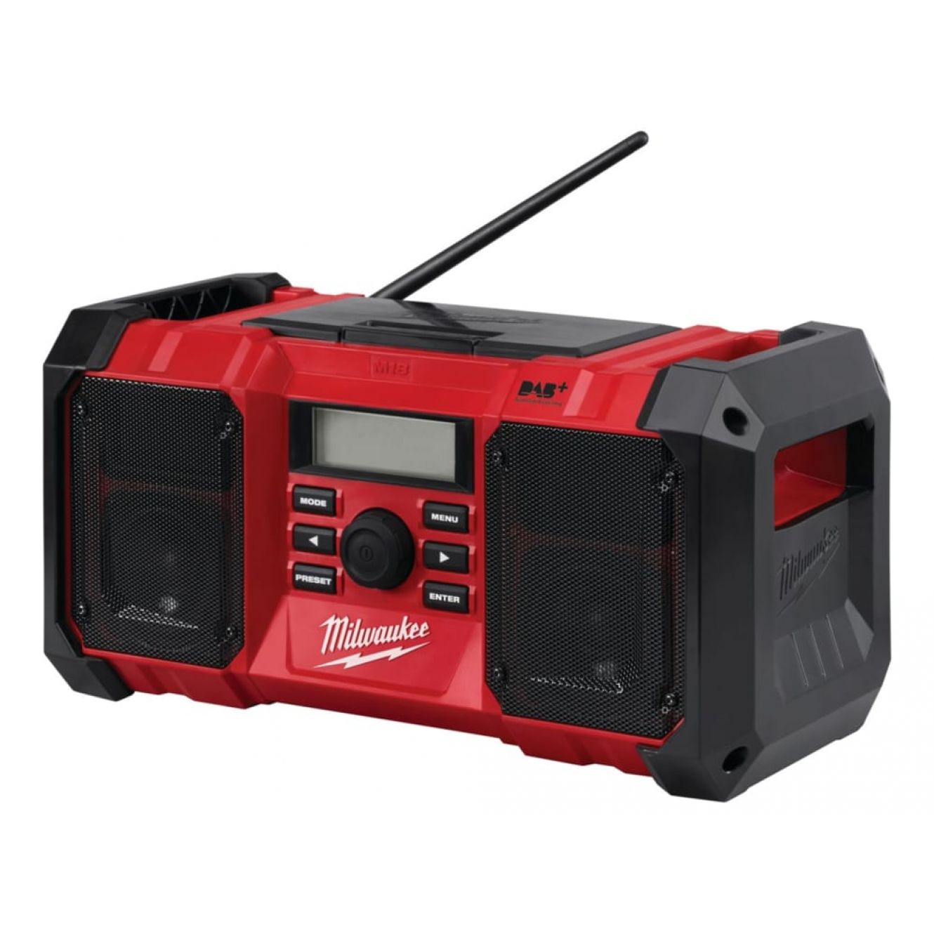 M18 JSRDAB-0 DAB Digital Jobsite Radio 240V & 18V Li-ion Bare Unit MILM18JSRDAB