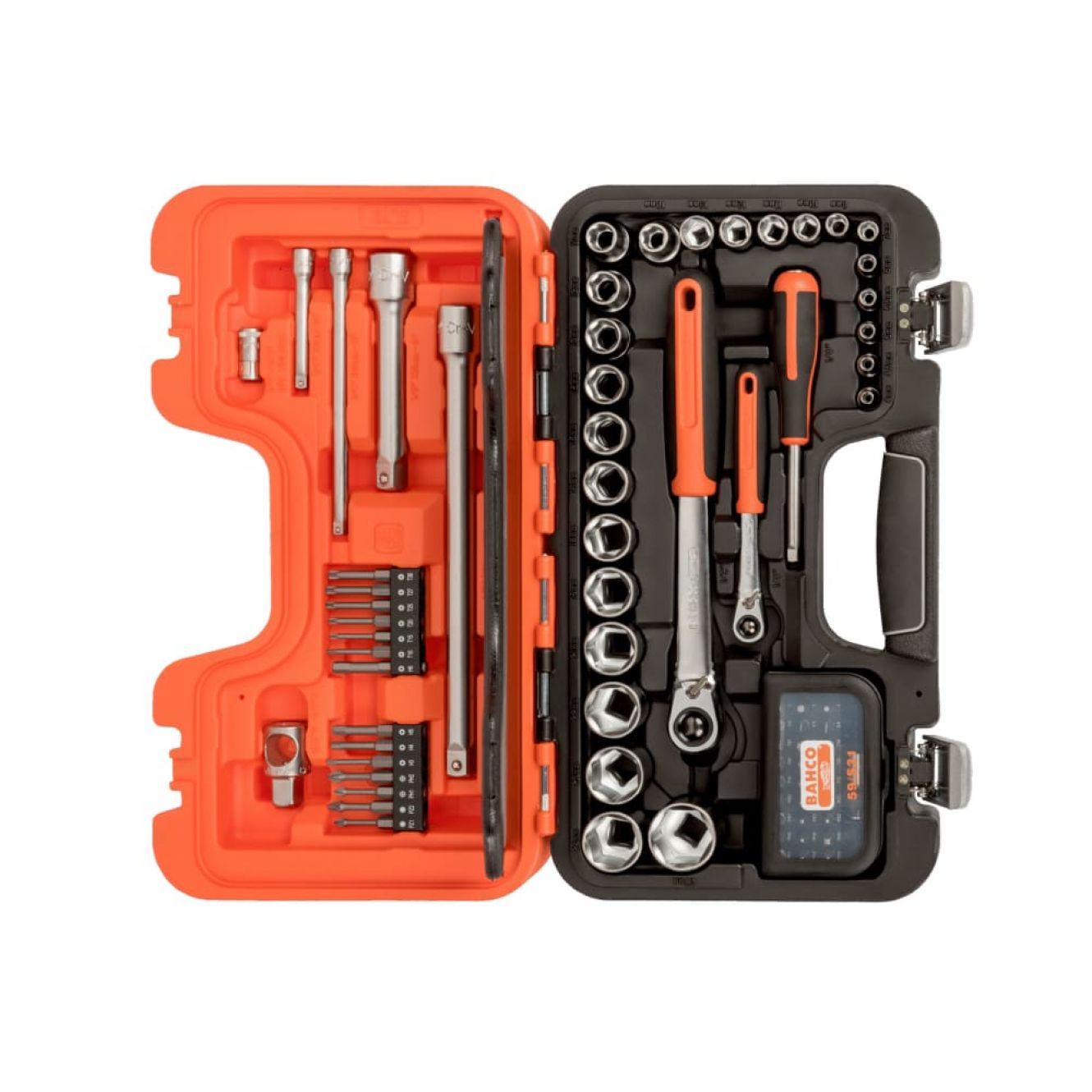 SL79 Slim Socket Set of 79 Metric 1/4in & 1/2in Drive BAHSL79