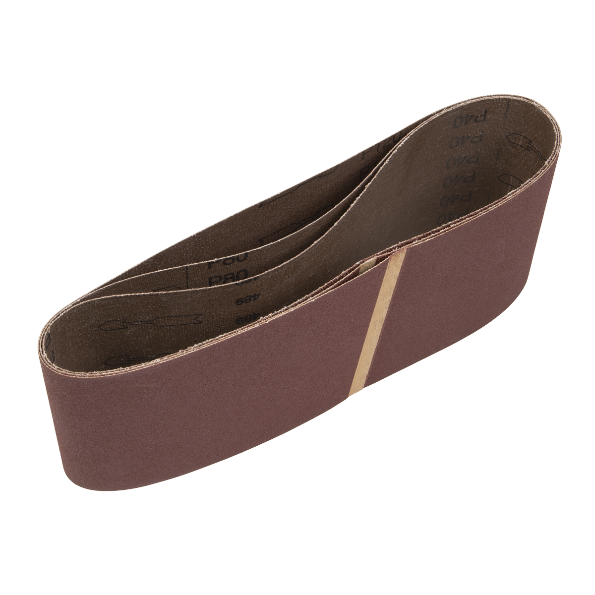 Sanding Belt 100 x 610mm - Assorted Pack of 3 CB161A/3