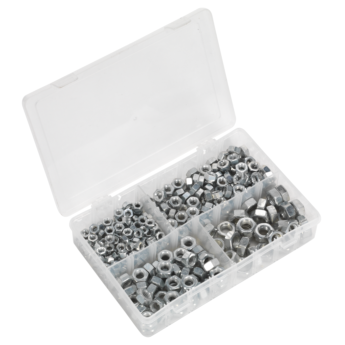 Steel Nut Assortment 320pc 1/4"-1/2"UNC AB030SN