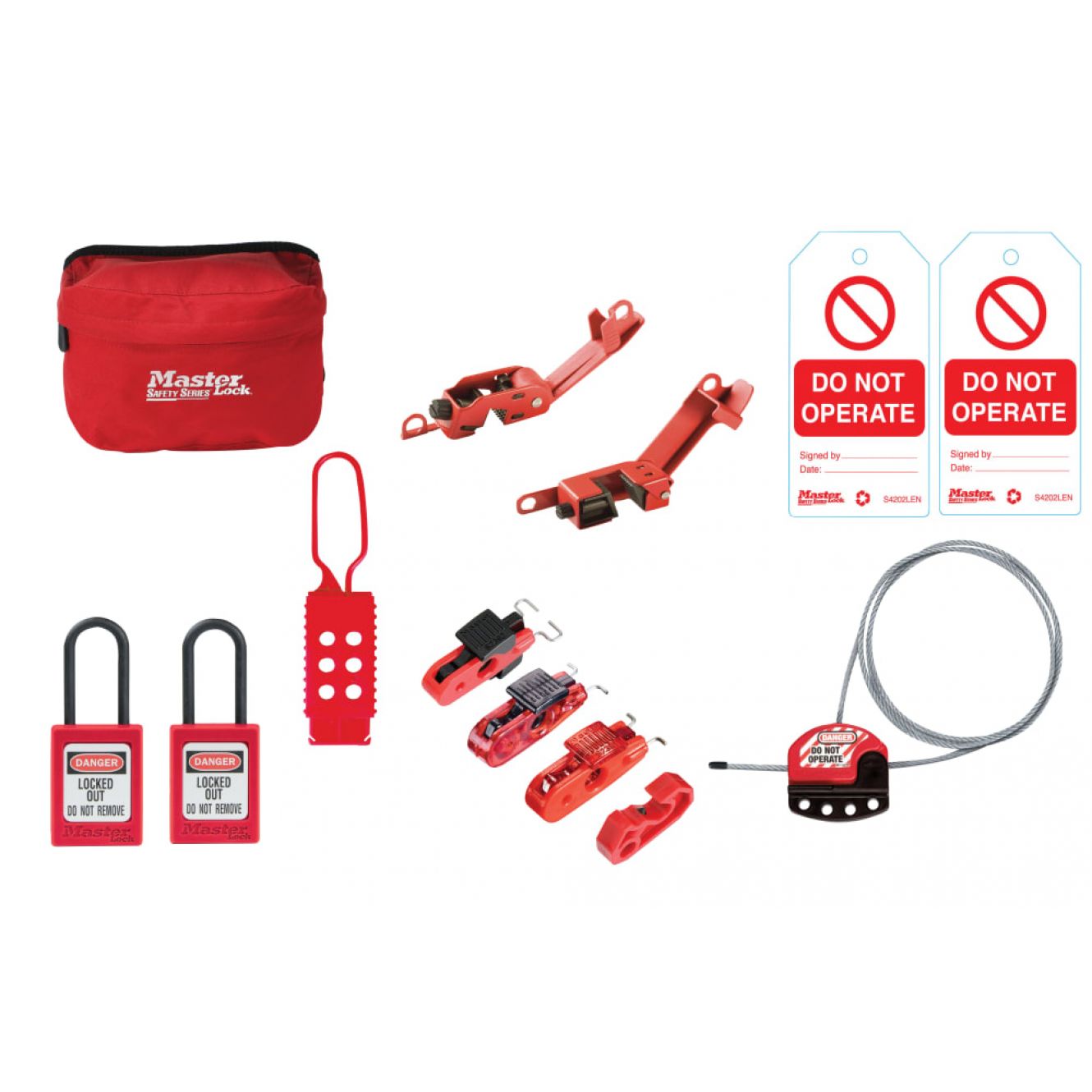 General Maintenance Lockout Kit, 11 Piece MLKSMAINTKIT