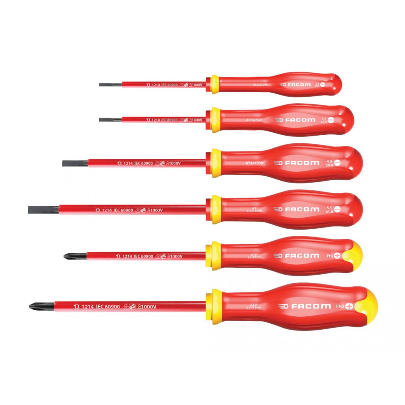 Protwist® VDE Screwdriver Set, 6 Piece FCMATPVEJ6PB