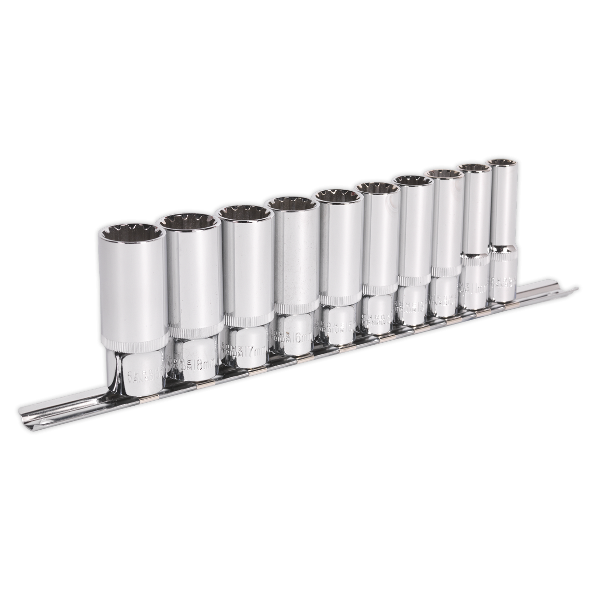 Socket Set 10pc Deep 3/8"Sq Drive Total Drive® AK69910D