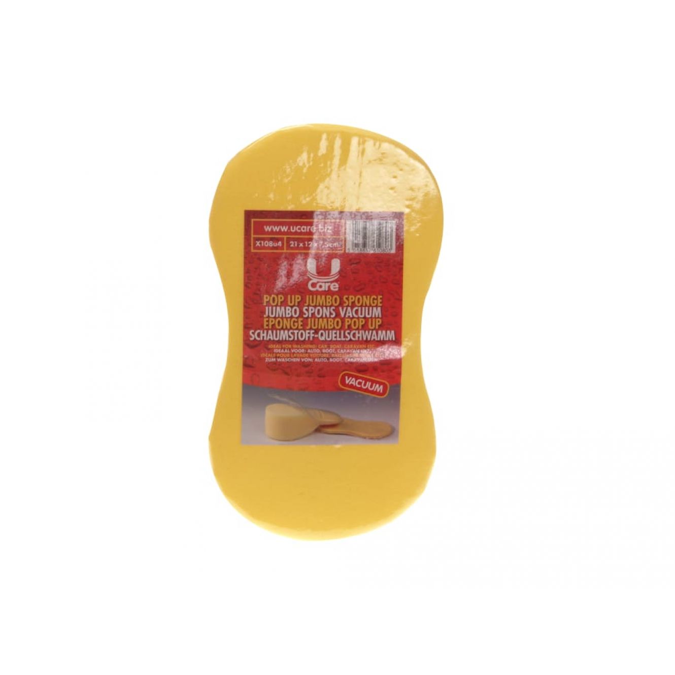 Pop-up Jumbo Sponge - Vacuum Packed UCRPSPONGE