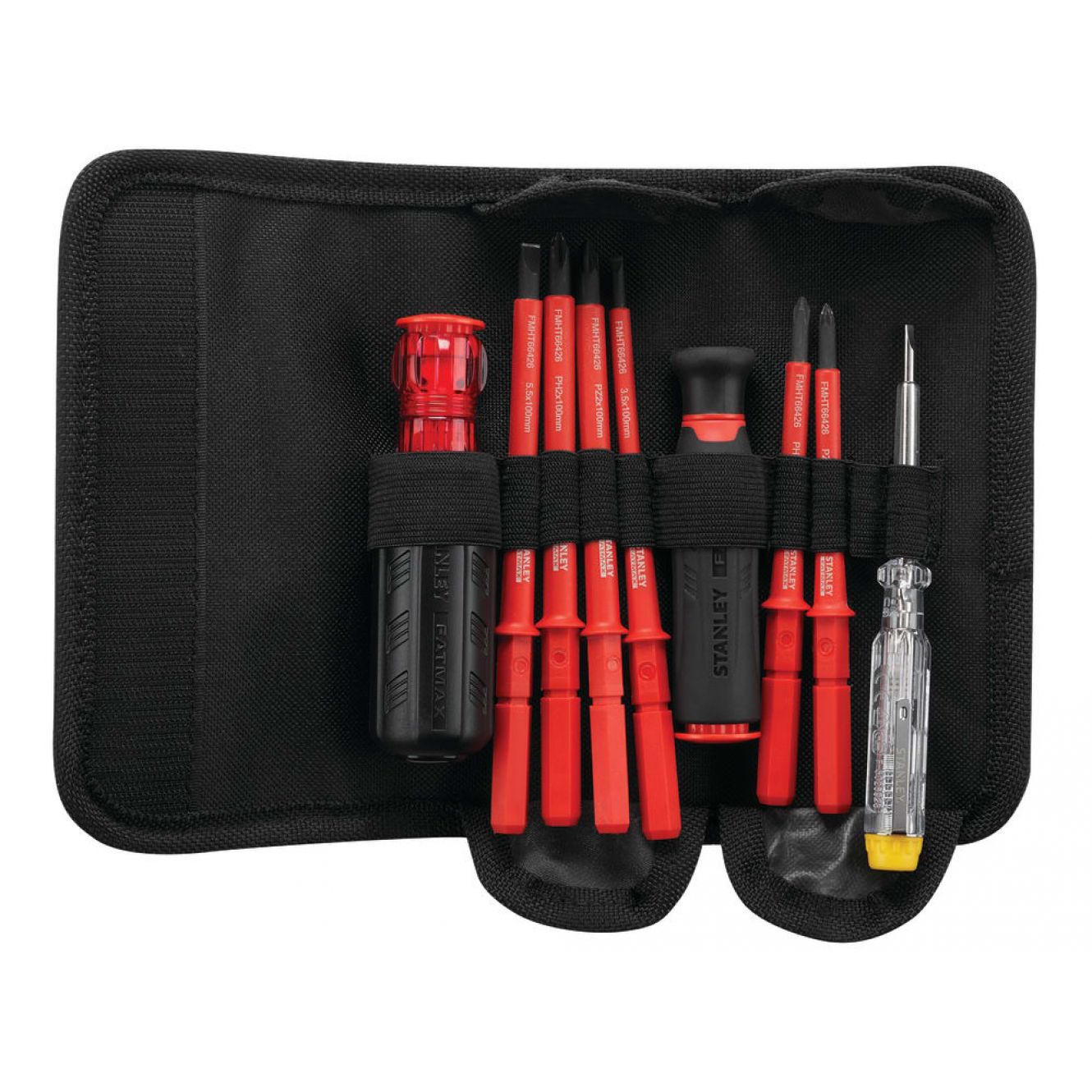 VDE Multi-Bit Screwdriver Set, 10 Piece STA066426